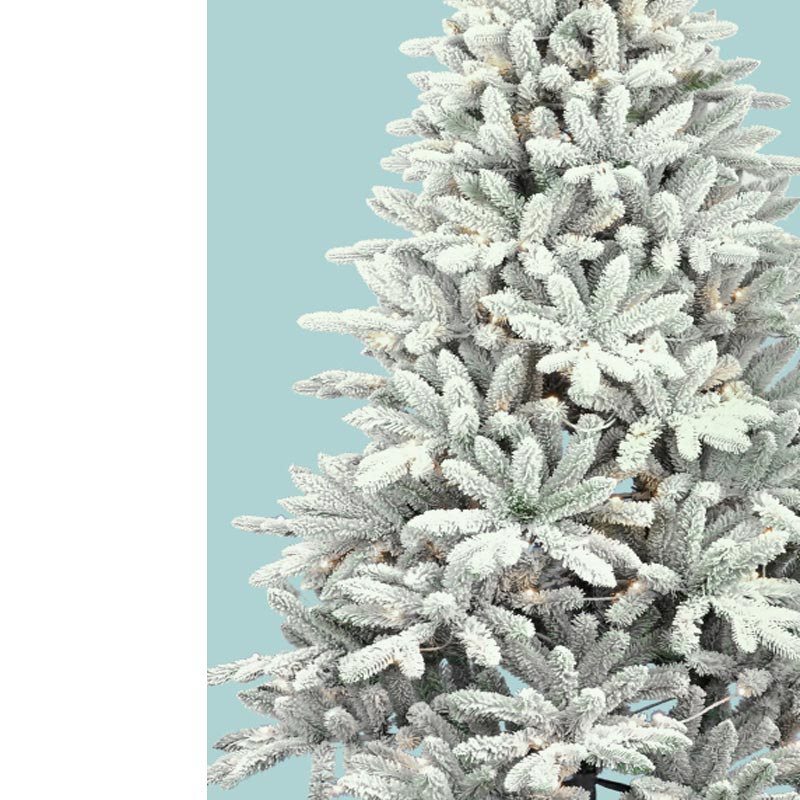 Χριστουγεννιάτικο Δέντρο Χιονισμένο Λευκό 'Alaska' Y210 | ZAROS