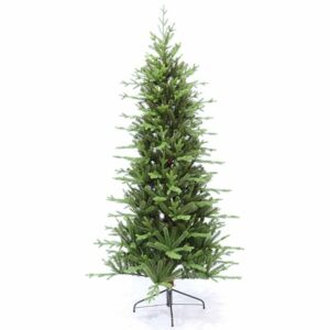 Χριστουγεννιάτικο Δέντρο Πράσινο Ασύμετρο 'Slim Tree' Y210 | ZAROS
