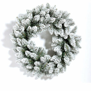 Χριστουγεννιάτικο Στεφάνι Flock Wreath Δ90, 250 Tips