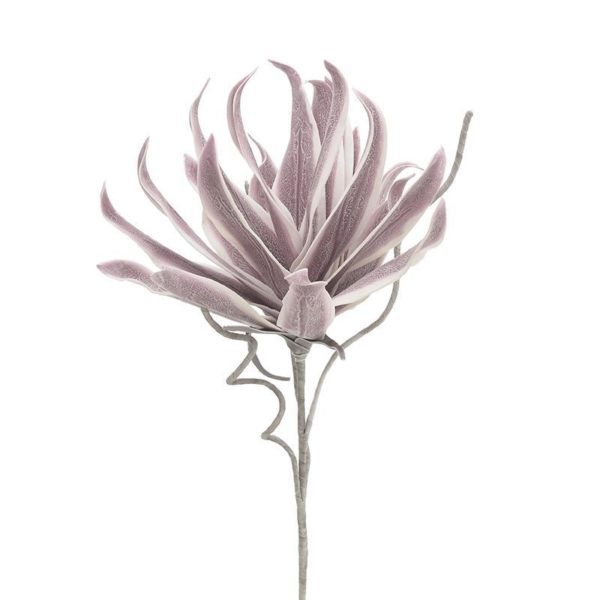 Διακοσμητικό Λουλούδι Υφασμάτινο Απαλό Μωβ Υ115
