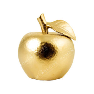Διακοσμητικό Μήλο Κεραμικό Χρυσό Υ17