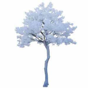 Τεχνητό Δέντρο Αμυγδαλιά Χιονισμένη Υ340