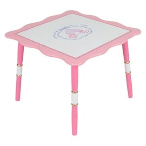 Τραπέζι Παιδικό Ξύλινο Ροζ/ Λευκό