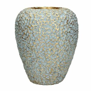 Ζάρος Βάζο Με Χρυσή/ Γκρι Πατίνα 'Coral' Υ26