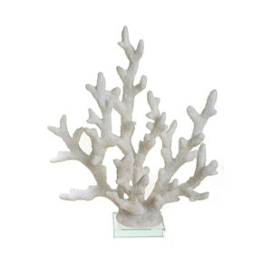Επιτραπέζιο Διακοσμητικό Κοράλι Λευκό 21x24 | ZAROS