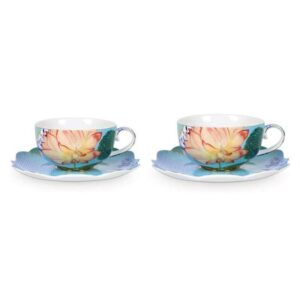 PIP Φλυτζάνια Και Πιατάκια Cappuccino ‘Royal Tableware΄ 225ml, Σετ Των 2