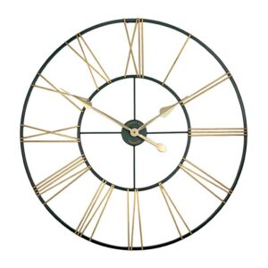 Επιτοίχιο Ρολόι Μεταλλικό Μαύρο/ Χρυσό 'Big Ben' Δ80cm | ZAROS