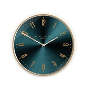 Επιτοίχιο Ρολόι 'Oyster' Μπλε/ Χρυσό Δ30cm | ZAROS