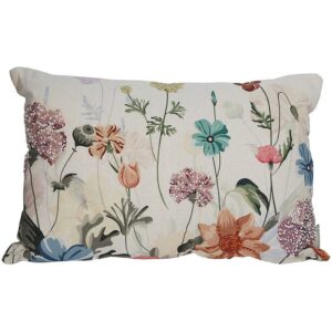 Μαξιλάρι Πολύχρωμο Floral Με Χάντρες 40x60cm | ZAROS