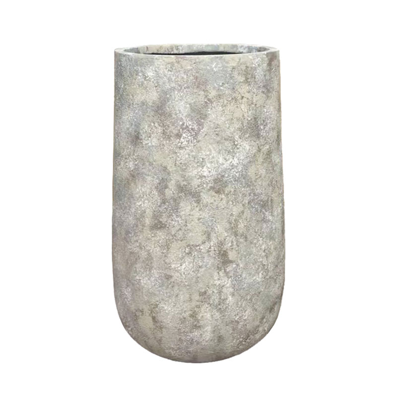 ΚΑΣΠΩ ΜΕΓΑΛΟ ΑΠΌ ΕΛΑΦΡΥ ΤΣΙΜΕΝΤΟ ΓΚΡΙ-ΜΠΕΖ ΠΑΛΑΙΩΜΕΝΟ ΨΗΛΟ - Φ50x75cm