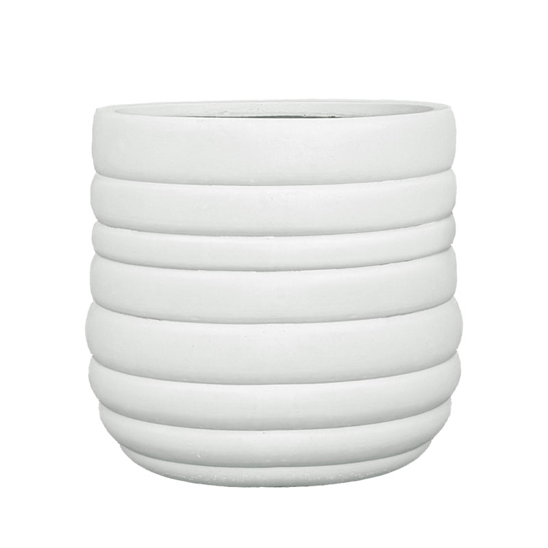 ΚΑΣΠΩ ΜΕΓΑΛΟ ΑΠΌ ΕΛΑΦΡΥ ΤΣΙΜΕΝΤΟ ΛΕΥΚΟ ΣΤΡΟΓΓΥΛΟ ΜΕ ΓΡΑΜΜΕΣ - Φ54x51cm