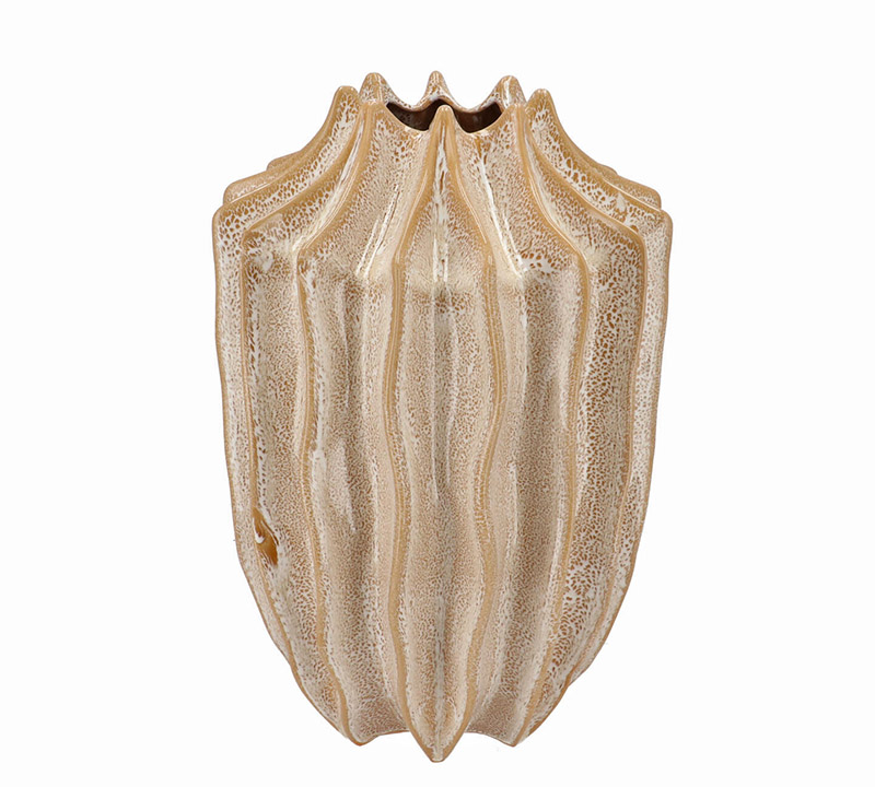 Κεραμικό βάζο SAND μπεζ, 25x37cm