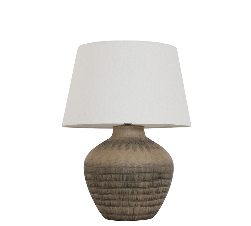 Επιτραπέζιο φωτιστικό με κεραμική βάση,Υ38.5cm