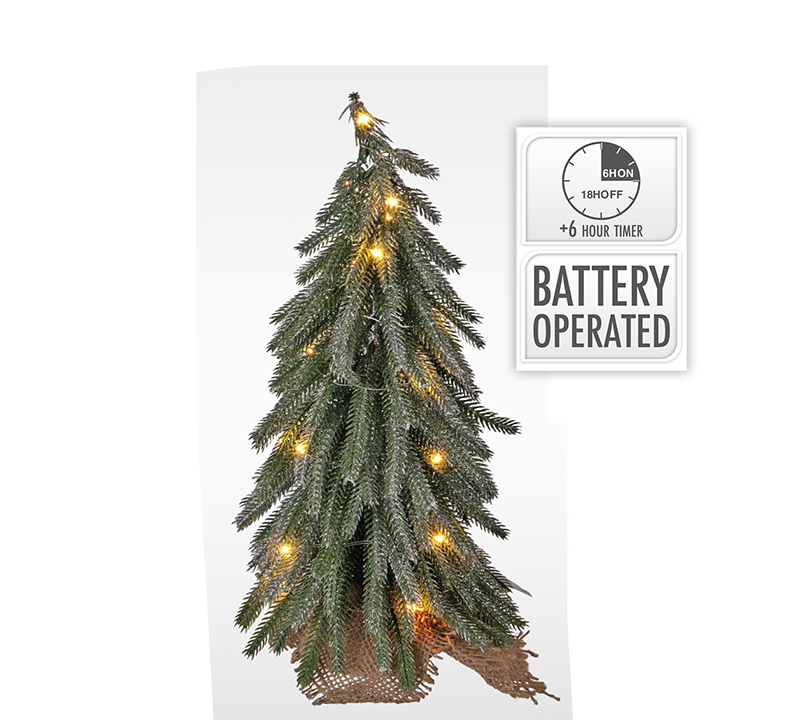 Χριστουγεννιάτικο δεντράκι με 20 LED, 35cm